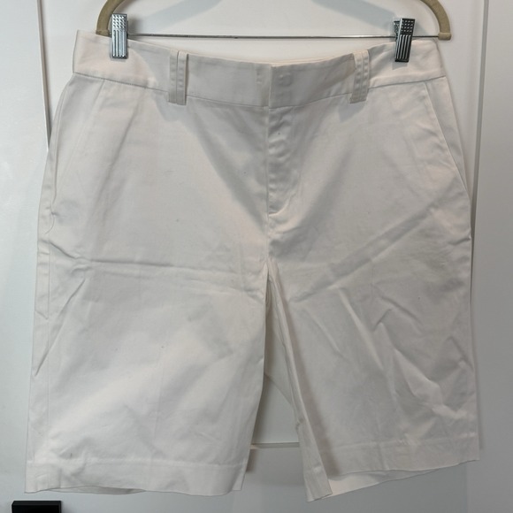 Lauren Ralph Lauren Pants - NWT Lauren Ralph Lauren White Cotton Stretch Preppy Bermuda Golf Shorts Size 12